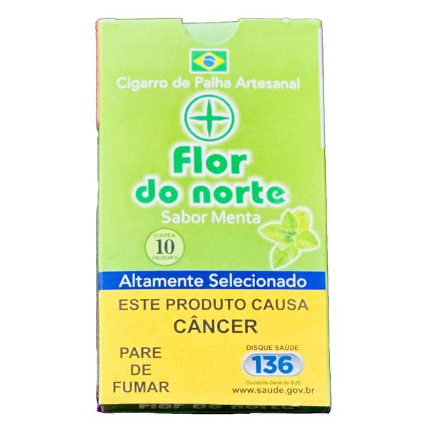 CIG.PALHA FLOR.DO.NORTE C/10 MENTA