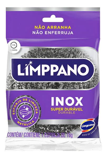 ESPONJA ACO INOX LIMPPANO 120X1UN