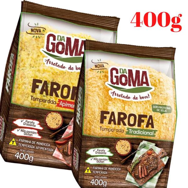 FAROFA ARTESANAL DA GOMA  TEMP.  TRADICIONAL  12X400