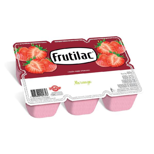FRUTILAC B. LACTEA MORANGO BANDEJA 480G