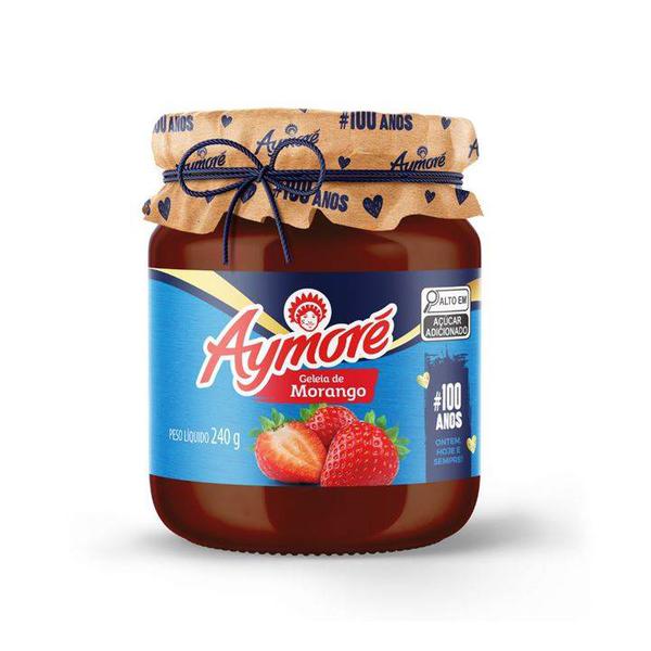 GELEIA DE MORANGO POTE 12X240G