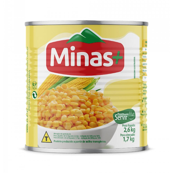 MILHO VERDE MINAS MAIS LATA 1,5KG