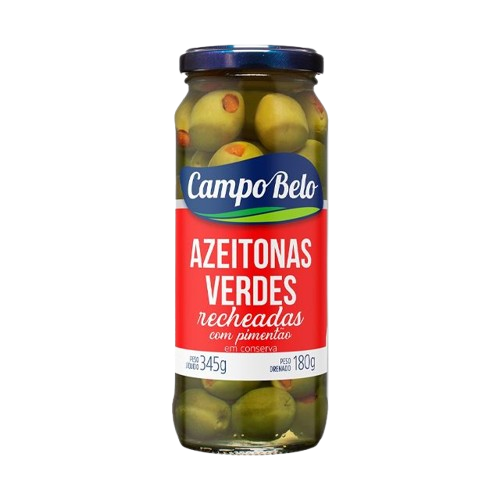 AZEITONA CAMPO BELO 180GR VERDE RECHEADA VDO