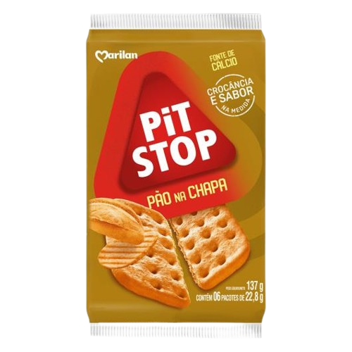 BISC MARILAN PIT STOP 137GR PAO NA CHAPA NOVO