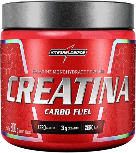 CREATINA HARDCORE INTEGRALMEDICA 300G CARBO FUEL NEUTRO