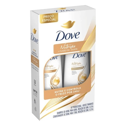 KIT DOVE SHAMP 350ML + COND 175ML NUTRICAO
