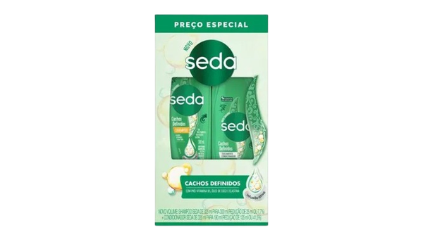 KIT SEDA SHAMP E COND 300ML CACHOS