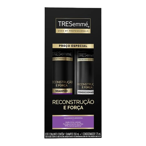 KIT TRESEMME SHAMP 350ML + COND 175ML RECONSTRUCAO E FORCA