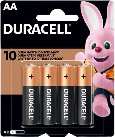 PILHA DURACELL AA 4UN ALCALINA SM REF 461787