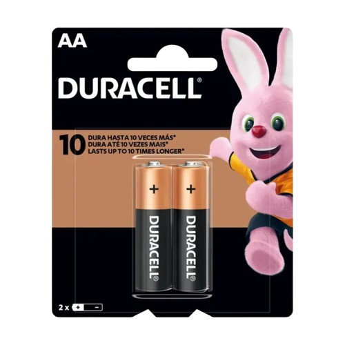 PILHA DURACELL AAA 2UN ALCALINA PALITO SM REF 461782