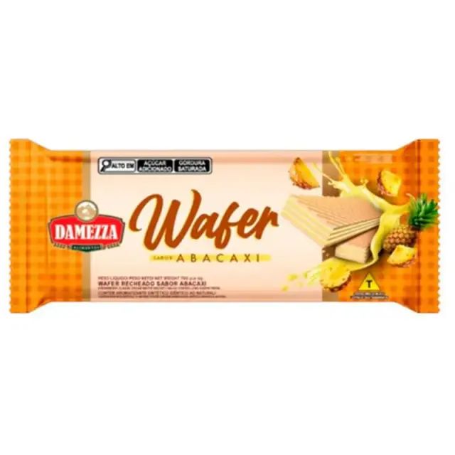 BISCOITO WAFER DAMEZZA 70G RECHEADO ABAC