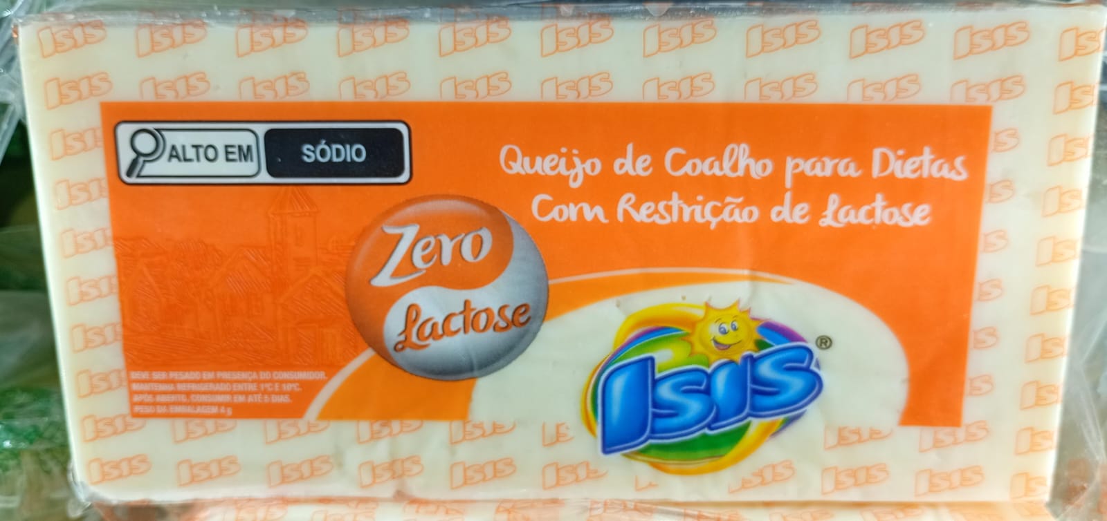 QUEIJO COALHO ZERO LACTOSE ISIS