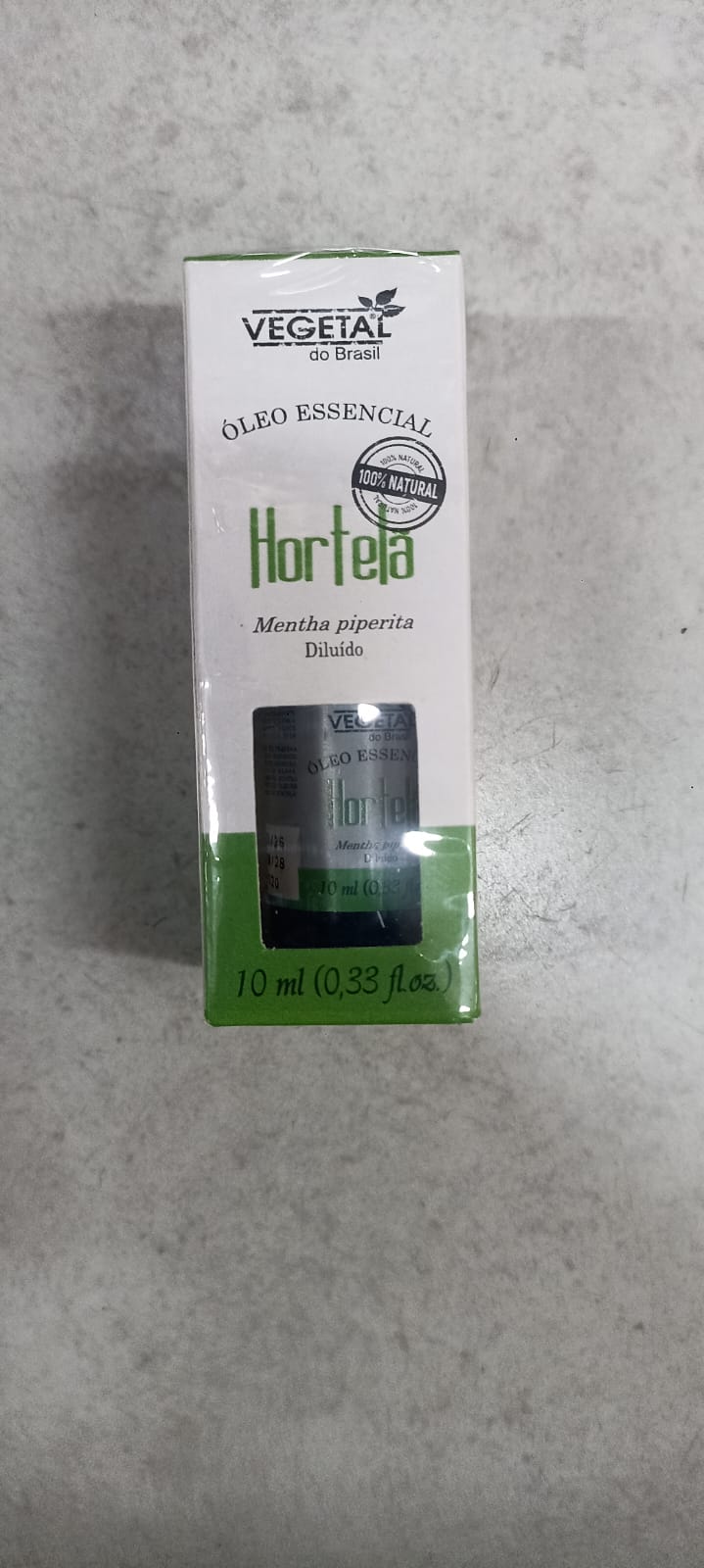 OLEO ESSENCIAL VEGETAL 10ML HORTELA