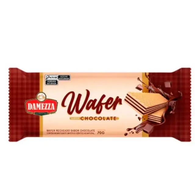 BISCOITO WAFER RECHEADO DAMEZZA 70G CHOC