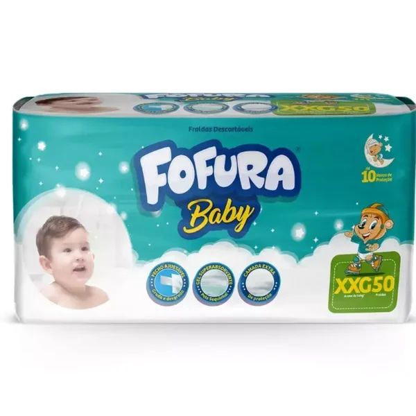 FRALDA FOFURA BABY XXG C/50UND (ACIMA 15