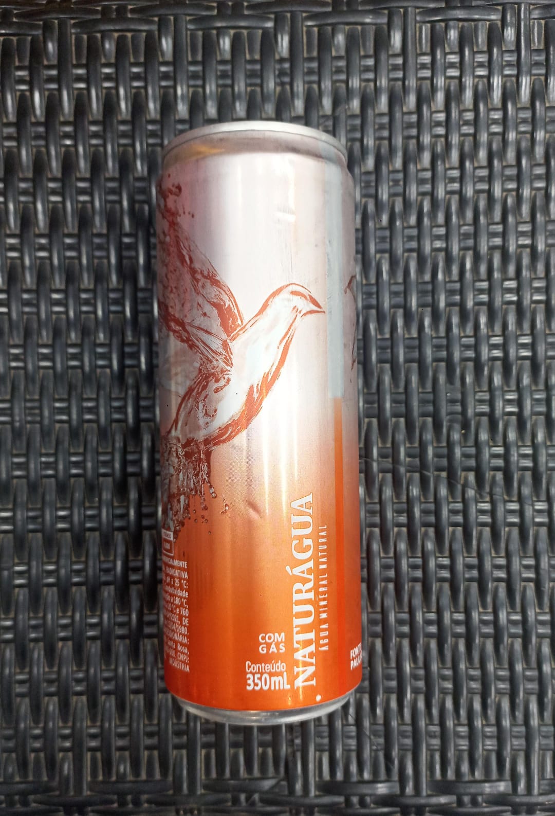 NATURAGUA AGUA MINERAL 350ML S/GAS LATA