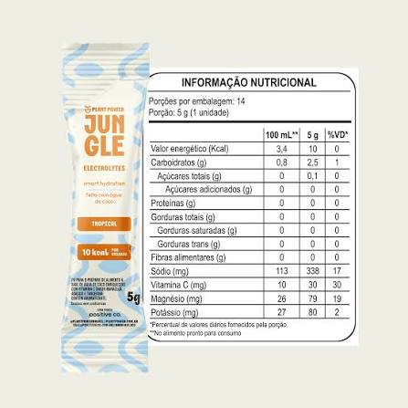 ALIMENTO PO JUNGLE ELECTROLYTES 5g GLOW C