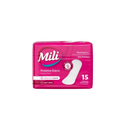 Absorvente Mili Protetor Diário C/ 15