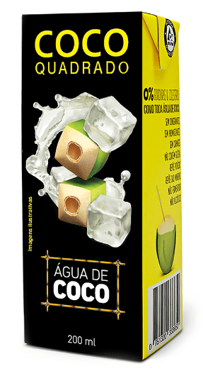 Agua Coco Quadrado 200ml