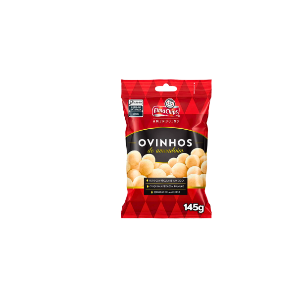 Amendoim Ovinhos Elma Chips 145g