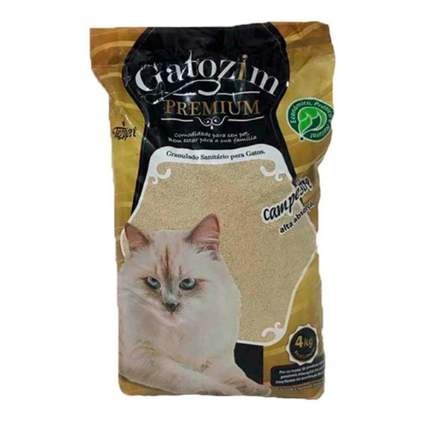 Areia Higienica P/ Gato Gatozim 4kg