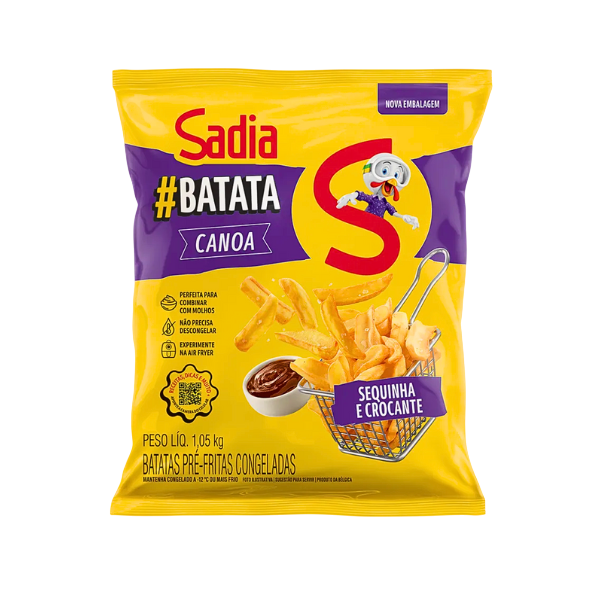 Batata Congelada Sadia Canoa 1,5kg