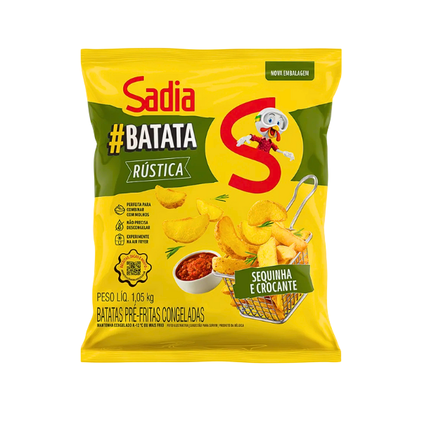 Batata Congelada Sadia Rústica 1,5kg