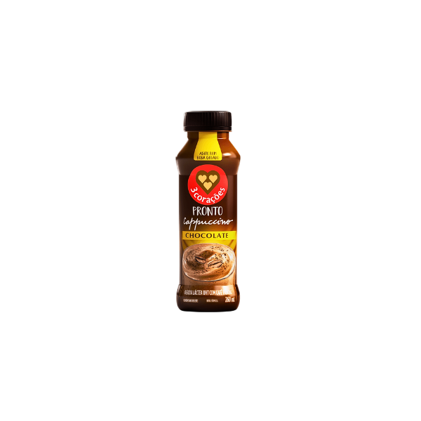 Bebida Láctea Cappuccino Pronto Três Coracoes 260ml