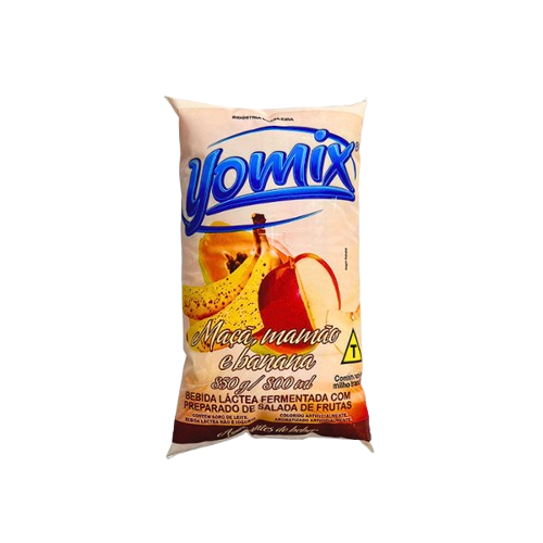 Bebida Láctea Yomix Maçã, Mamão e Banana Sc 850g