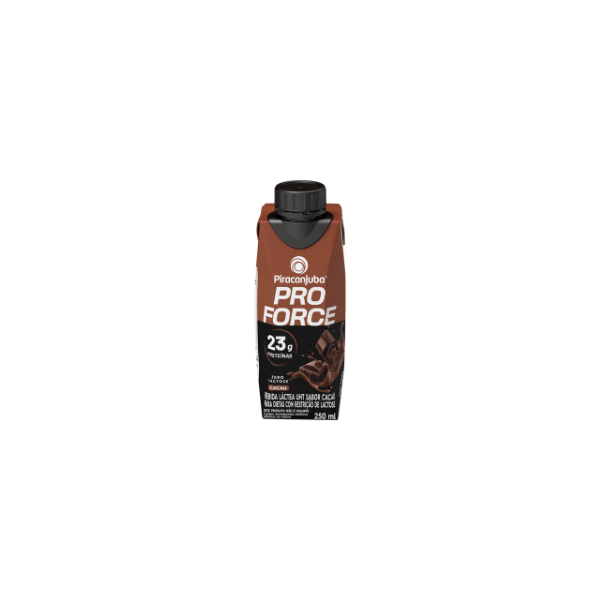 Bebida Proteica Piracanjuba Pro Force Zero Lactose Cacau 250ml