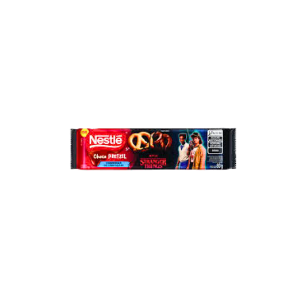 Biscoito Chocopretzel Nestle Cobertura Chocolate 80g