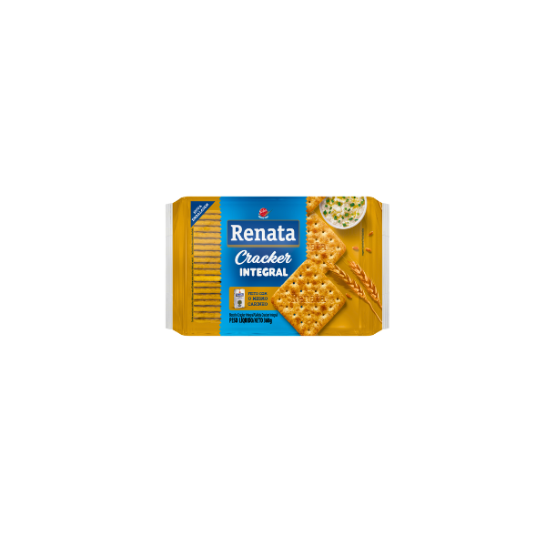 Biscoito Cream Cracker Integral Renata 360g