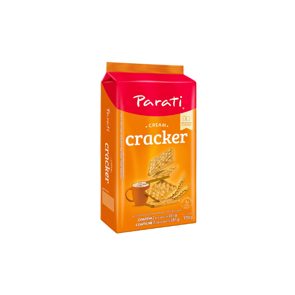 Biscoito Cream Cracker Parati 370g