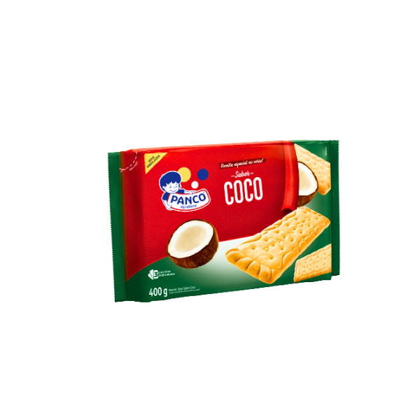 Biscoito Laminado Panco Coco 400g