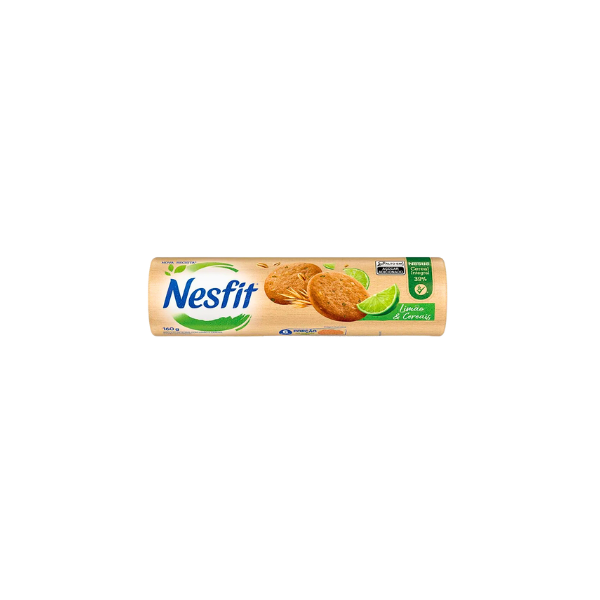 Biscoito Integral Nesfit Limão e Cereais 160g