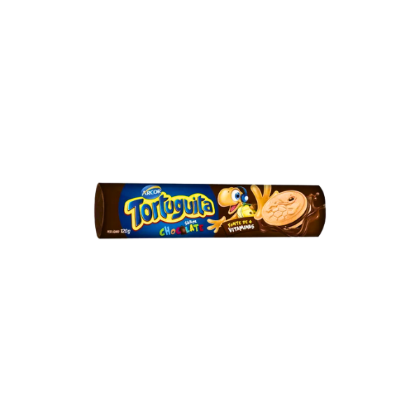 Biscoito Recheado Tortuguita Chocolate 120g