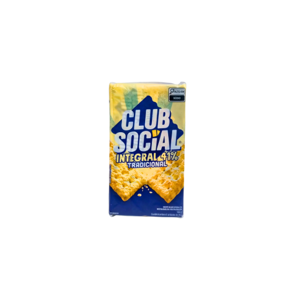 Biscoito Salgado Integral Club Social 6 und 24g