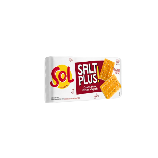 Biscoito Salt Plus Sol Integral 360g