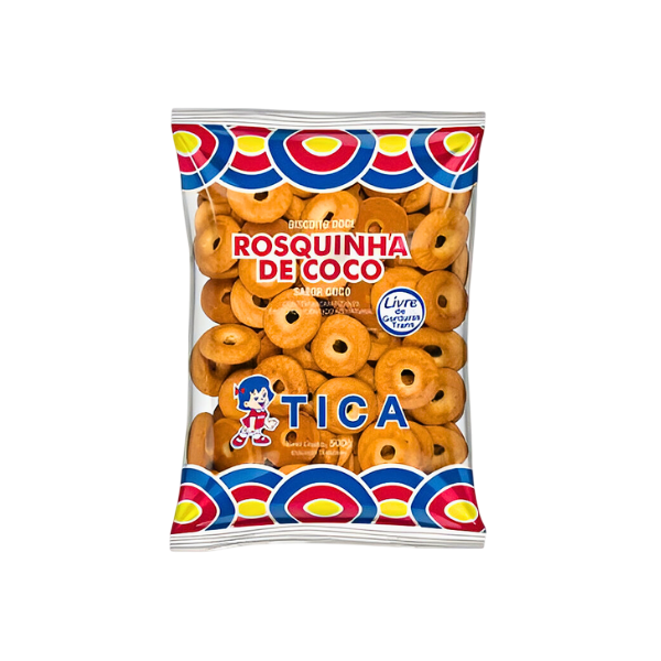 Biscoito Tica Rosquinha de Coco