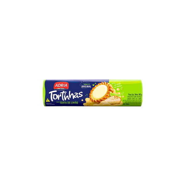 Biscoito Tortinha Adria Tortinhas Torta de Limão  140g