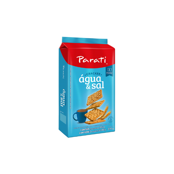 Biscoito Áua e Sal Parati 370g