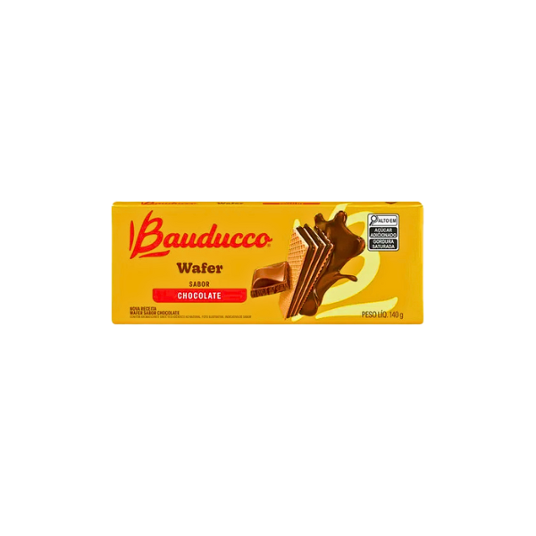 Biscoito Wafer Bauducco Chocolate 140g