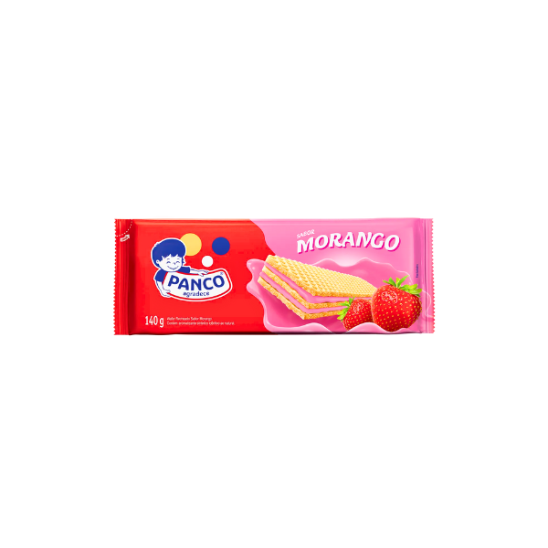 Biscoito Wafer Panco Morango 140 g