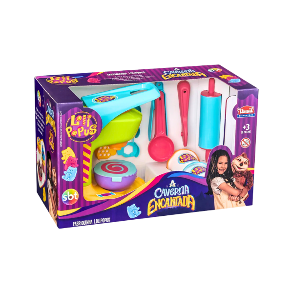 Brinquedo Kit Massa Caverna Encantada Usual