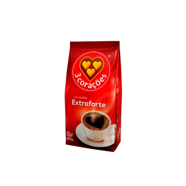 Café 3 Corações Extraforte Pct 500g