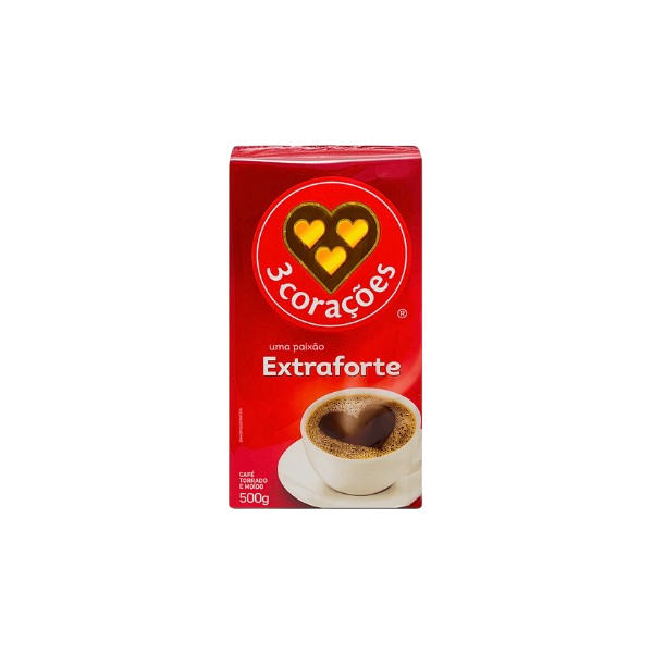 Café em Pó Vácuo 3 Corações Extraforte Pct 500g