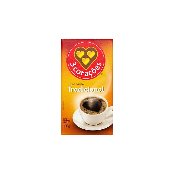 Café em Pó Vácuo 3 Corações Tradicional
