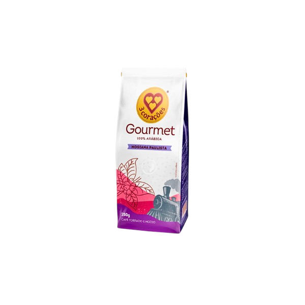 Café em Pó 3 Corações Gourmet Mogiana Paulista  250g