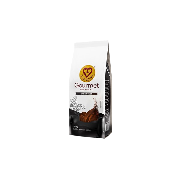 Café em Pó Gourmet 3 Corações Dark Roast 250g