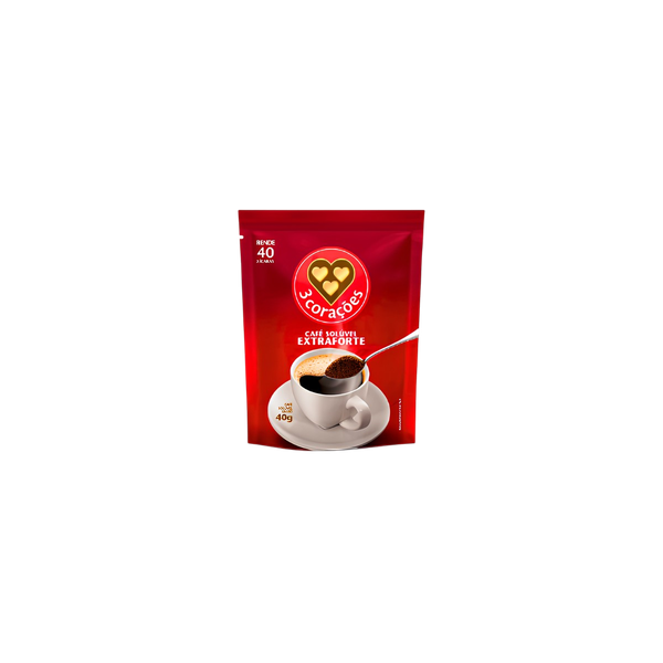 Café Três Corações Solúvel Extraforte 40g